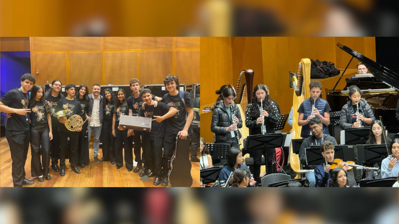 Junto a Carlos Vives, 10 jóvenes de la Red de músicas de Medellín hicieron parte del evento ´Voces del Futuro´ RED DE MUSICA