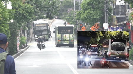 ¡La gente no aprende! continúan las invasiones de los motociclistas en el carril del Metroplús