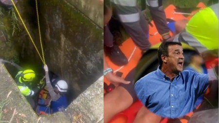 Gabriel Jaime “Barrabás” Gómez cayó a un hueco cuando estaba montando bicicleta