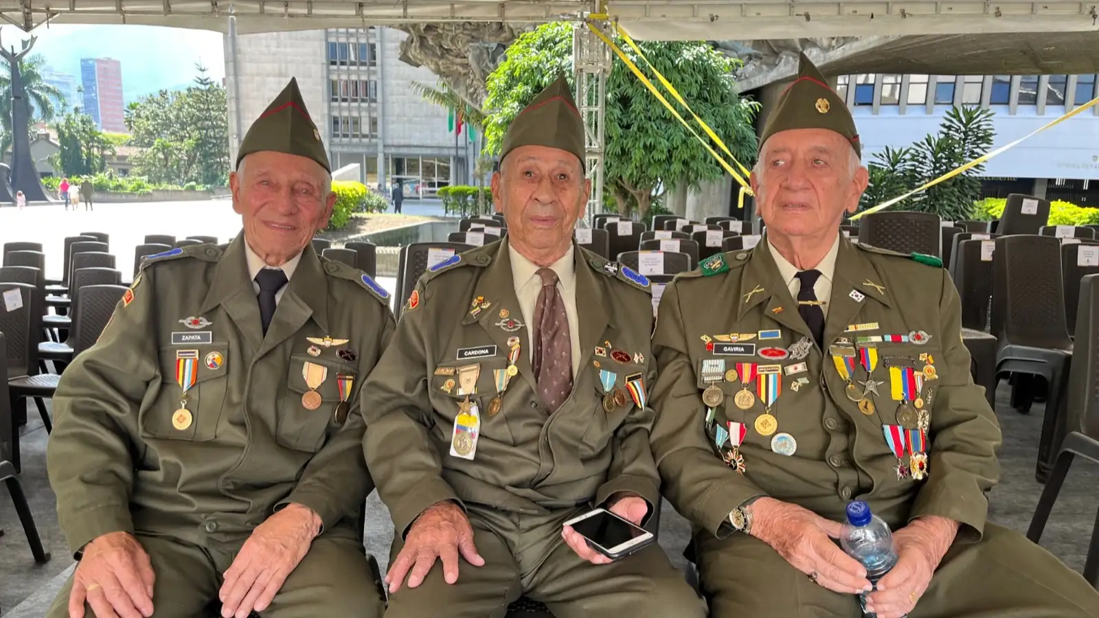 ¡Medellín homenajeó a sus héroes! La ciudad hace reconocimiento en el Día del Veterano 1 veteranos-dos
