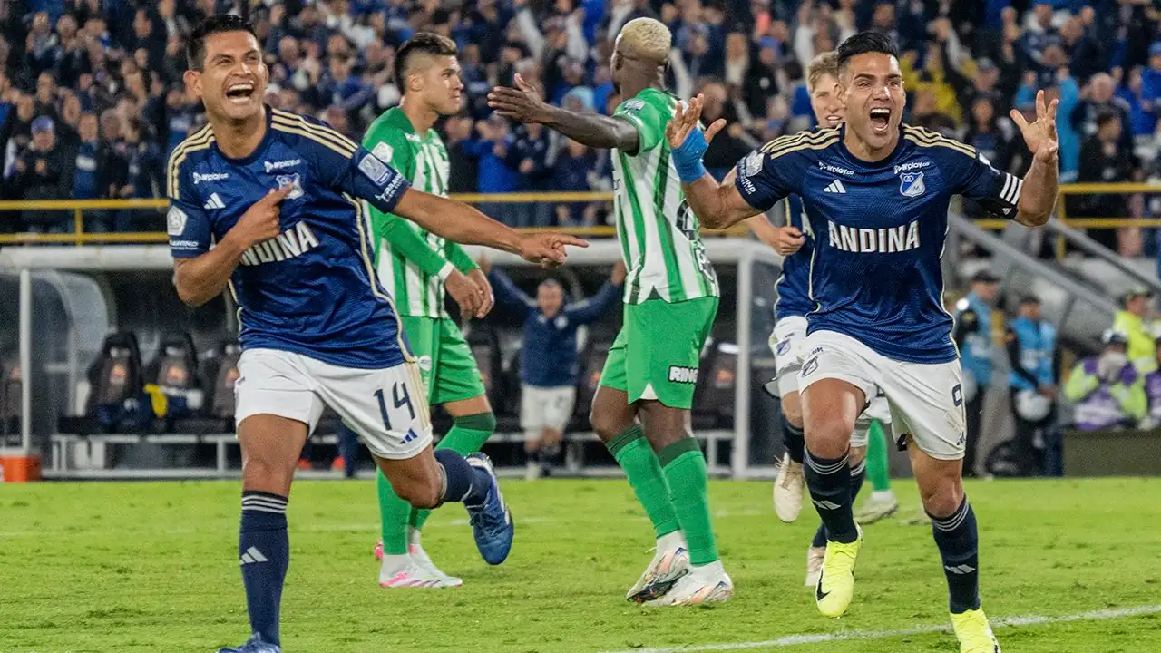 Millonarios derrota a Nacional y toma el liderato en los cuadrangulares de la Liga BetPlay