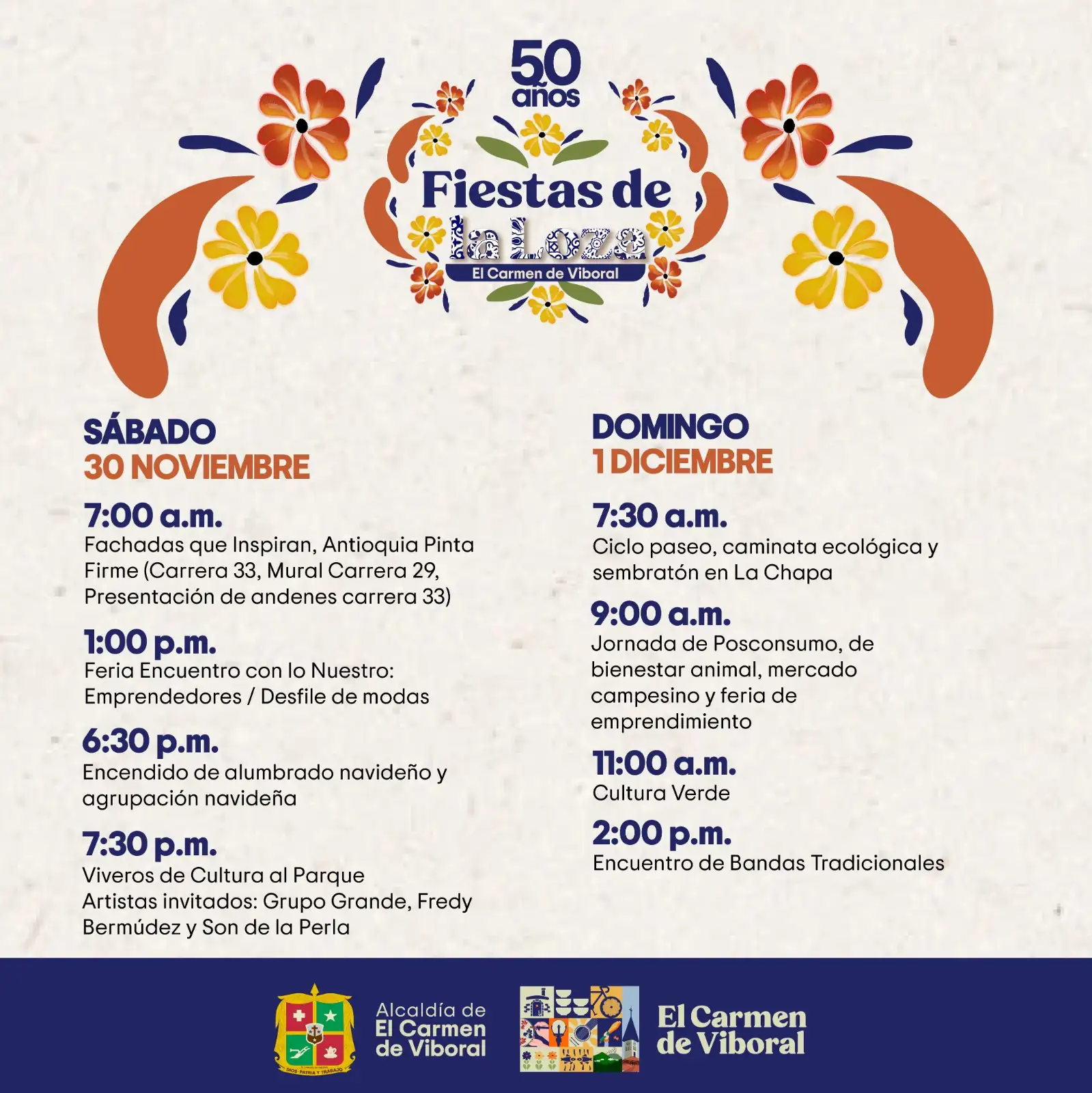 50 años de historia y tradición: El Carmen de Viboral arranca las Fiestas de la Loza