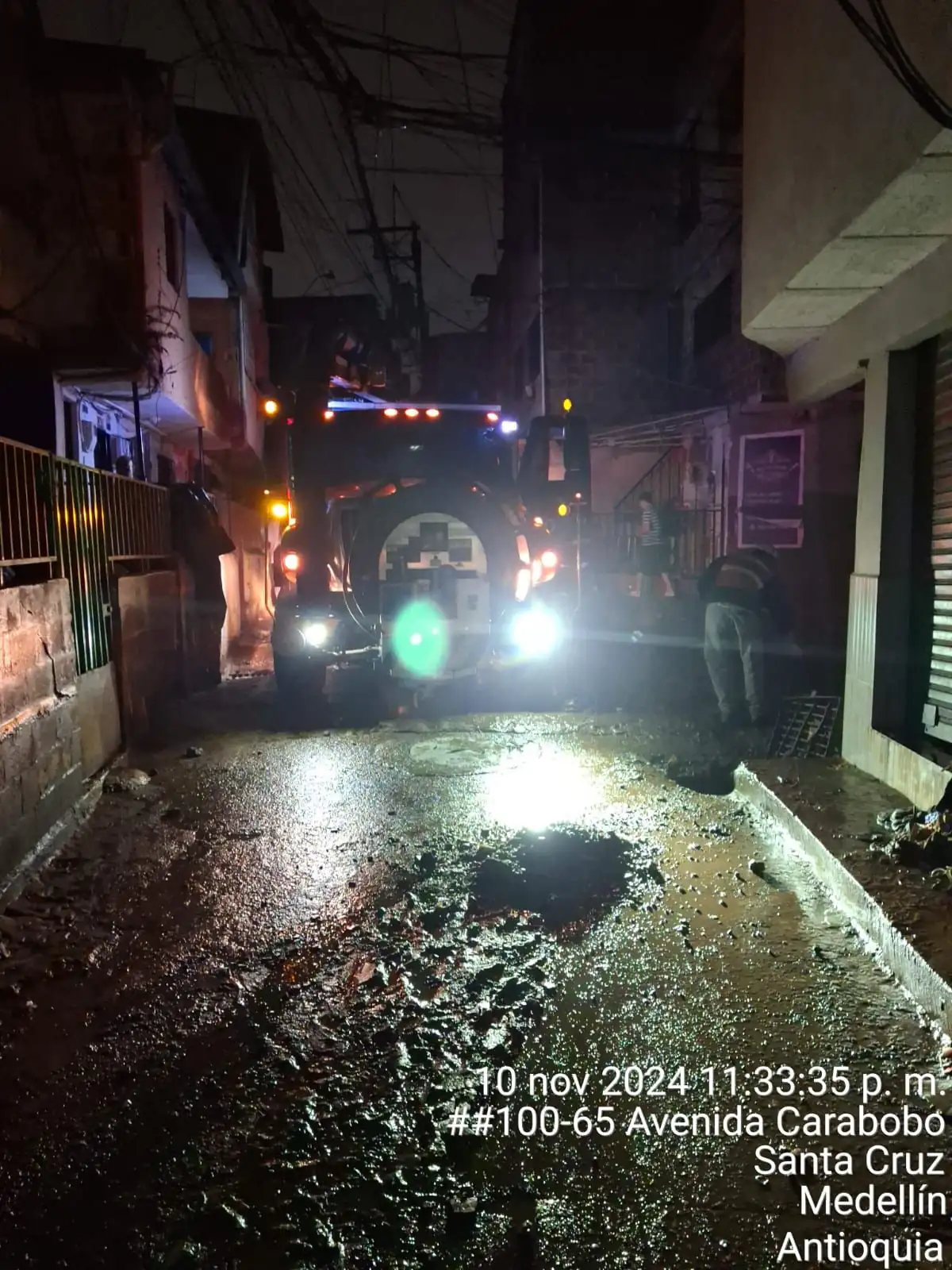EPM entregó detalles de las labores que realizan tras la emergencia en el barrio Santa Cruz