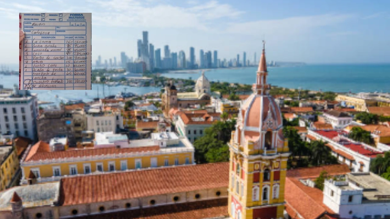 “Se pasan de descarados” Turistas denuncian cobros exagerados en Cartagena: $390.000 solo por el servicio