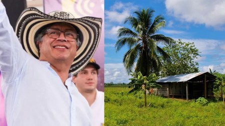 Petro en Tarazá: tierras de paramilitares serán entregadas a campesinos afectados por el conflicto GUSTAVO PETRO TIERRAS 1