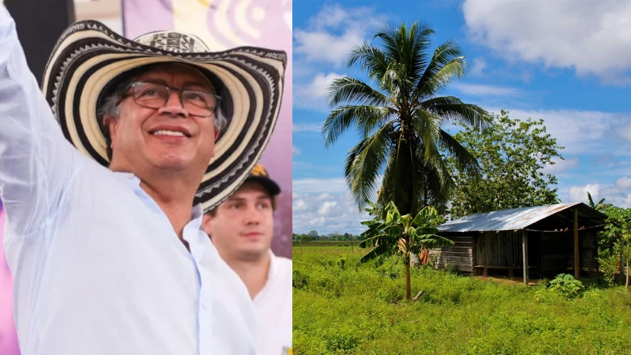 Petro en Tarazá: tierras de paramilitares serán entregadas a campesinos afectados por el conflicto GUSTAVO PETRO TIERRAS 1