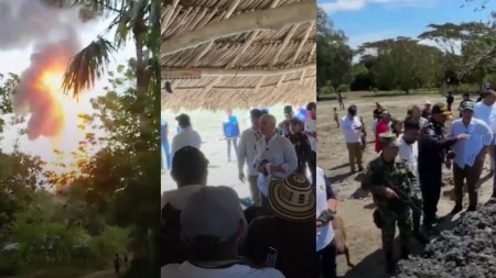 Indígenas Zenú en Urabá claman por ayuda tras erupción del volcán: 39 familias aún no reciben el apoyo suficiente Gobernador de Antioquia-apoya-a-turbo-volcan-de-lodo