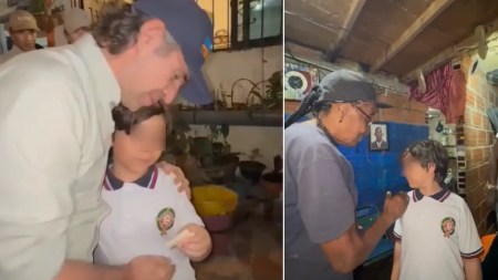¡Demasiado tierno! Niño llegó a El Sinaí con un billetico envuelto para donarlo a las familias damnificadas