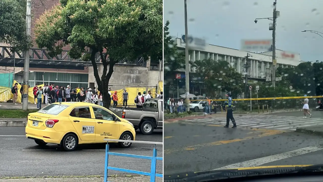 ¡Atención! Por protesta no hay paso en la Av. Las Vegas; atravesaron un vehículo en la vía