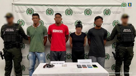 Fueron procesados cuatro presuntos integrantes de ´La Miel´ grupo que extorsionaba mineros en el Suroeste Antioqueño