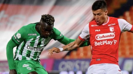 Nacional empató ante Santa Fe y acumuló nueve partidos sin conocer la derrota nacional