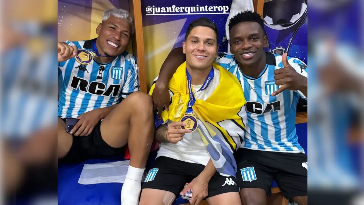 Juanfer Quintero continental: el antioqueño volvió a consagrarse en el fútbol sudamericano, esta vez con Racing 2 quintero-campeon-sudamericana-continental2
