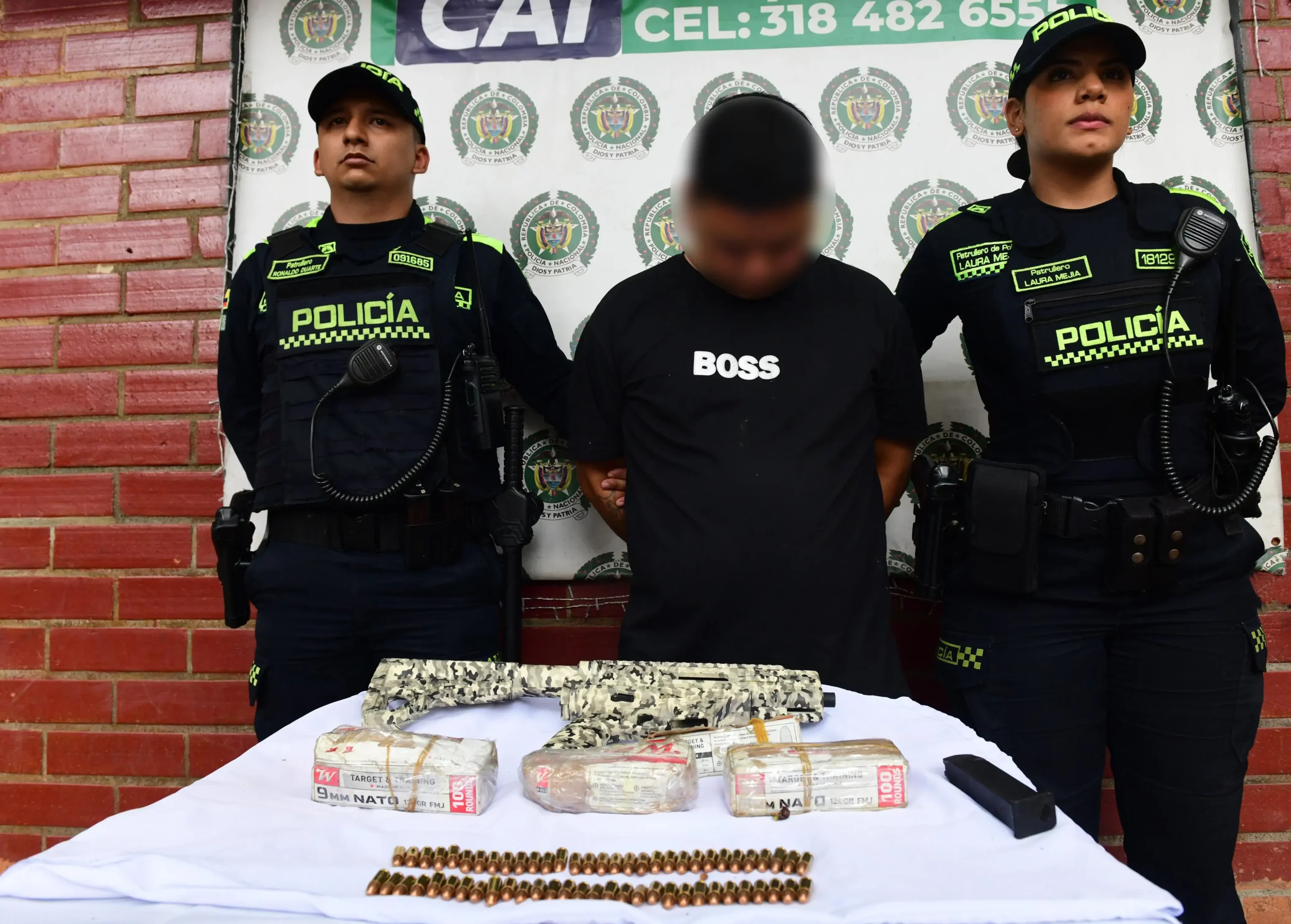 En diciembre, la Policía captura a 44 personas y retira 52 armas de las calles del Valle de Aburrá