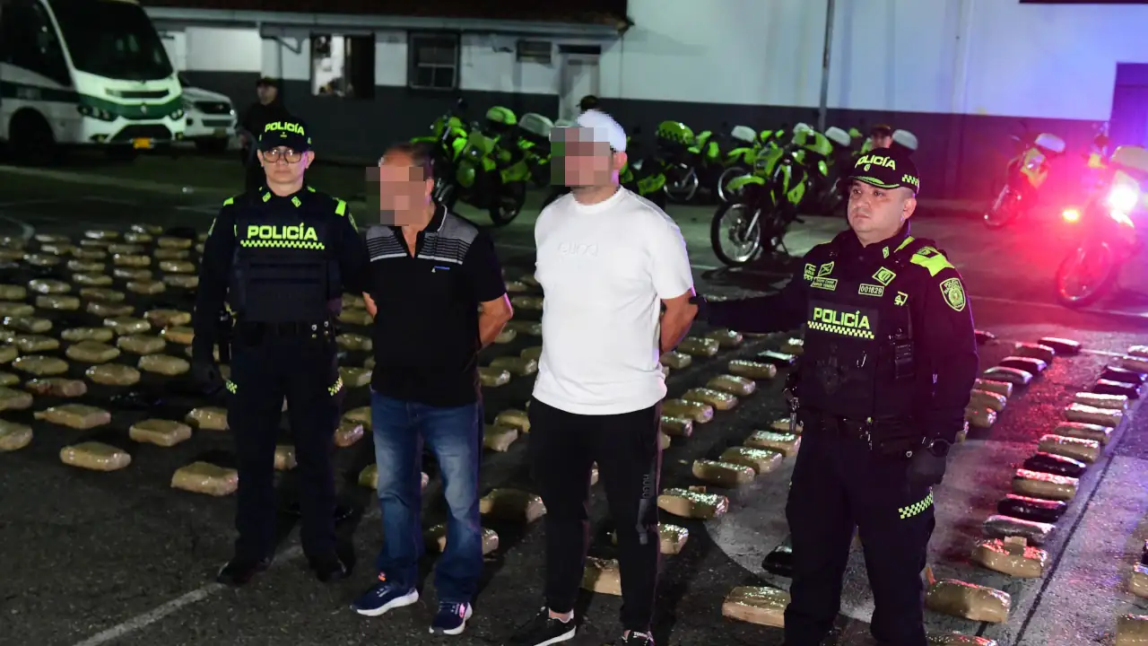 Durante la Alborada, Policía descubrió en Medellín gigantesco cargamento de marihuana