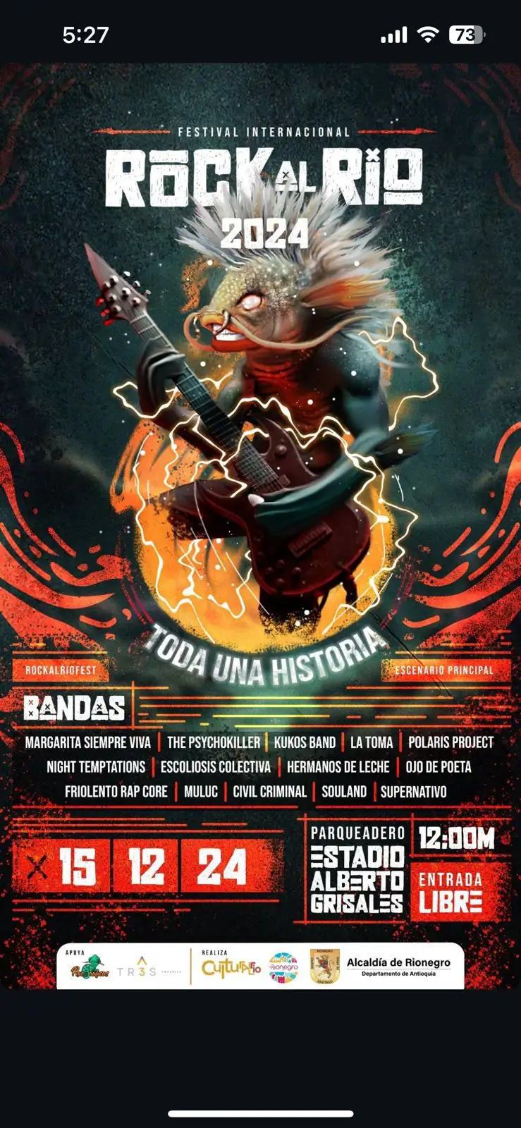 ¡Agéndese! Rock al Río 2024: el festival que reúne talento local e invitados especiales 5 ¡Agéndese! Rock al Río 2024: el festival que reúne talento local e invitados especiales