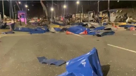 La motobomba explotó en el peaje de Pamplonita, Norte de Santander, hay tres heridos y graves daños materiales