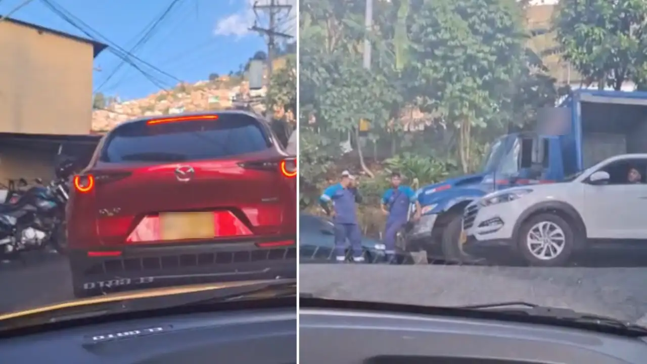 "¡Dos horas en un taco!": Reportan congestión por carros mal parqueados en Santo Domingo