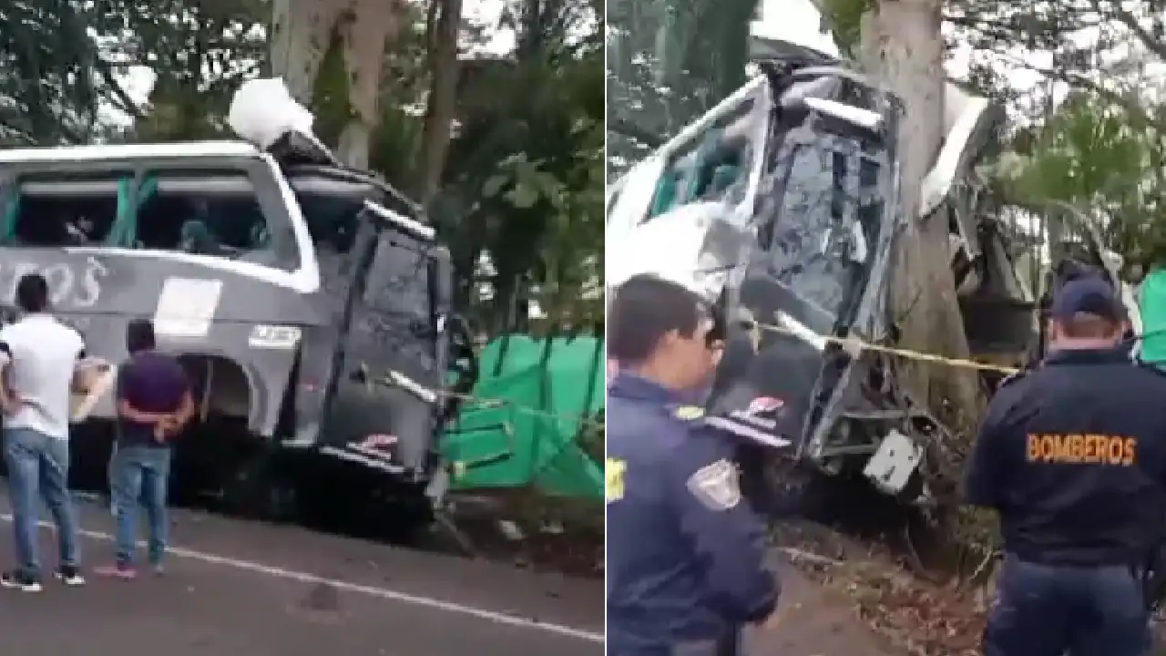 ¿Iban integrantes de la agrupación ‘Los Inquietos del Vallenato’ en el bus que se accidentó esta madrugada? 2 accidente-bus-inquietos-del-vallenato-caucasia3
