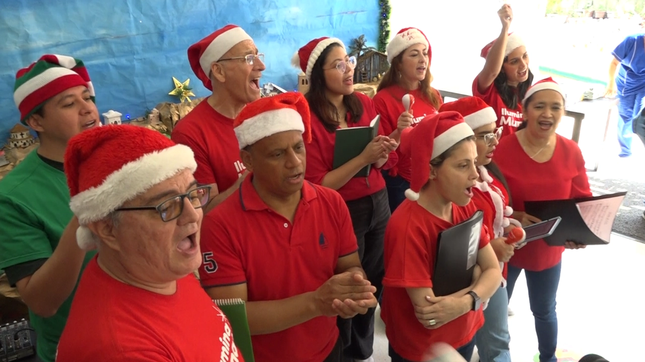 Más de 130 niños del Hospital Infantil Concejo de Medellín viven una navidad mágica con las novenas navideñas