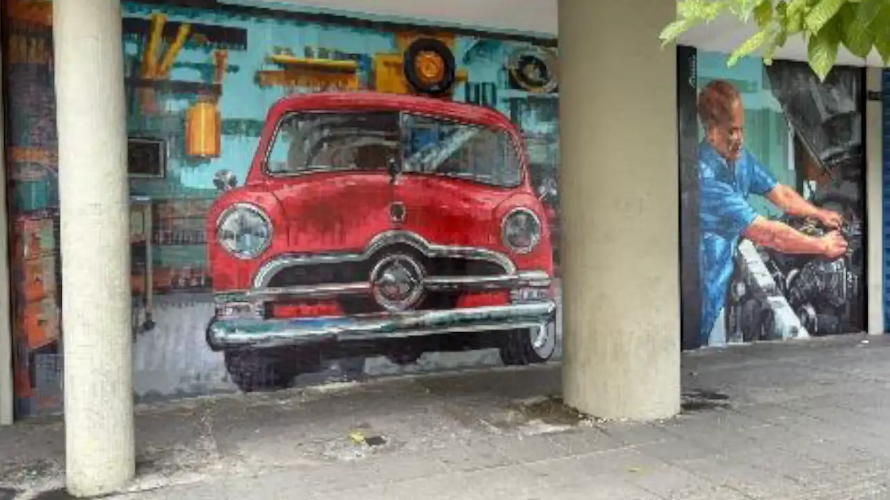 mural mecánico