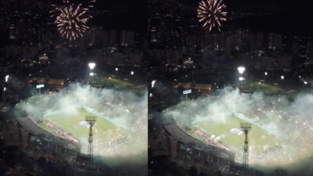 «No hay nada que se compare con la hinchada del verde»: hicieron honor a cántico y el Atanasio vibró con el recibimiento atletico-nacional-final-Atanasio-grardot-vs-america-de-cali