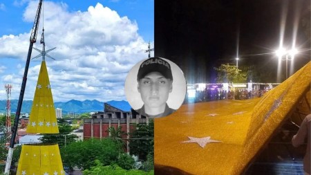 policia-Kevin-Andrés-arbol-de-navidad-bogota