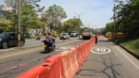 Estos son los horarios del cierre por un año en la Avenida Regional por obras de modernización del acueducto en Bello