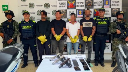 Ejército capturó a cuatro presuntos integrantes del Clan del Golfo tras combate en el Oriente de Antioquia