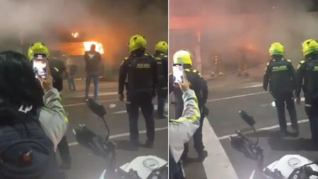 Se registró un incendio en un local comercial en el Parque de las Luces de Medellín Reportan incendio en un local comercial en el Parque de las Luces de Medellín