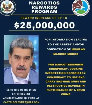 Maduro en la mira de EE. UU.: ¿qué cargos lo colocan entre los más buscados? 1 Maduro en la mira de EE. UU.: ¿qué cargos lo colocan entre los más buscados?