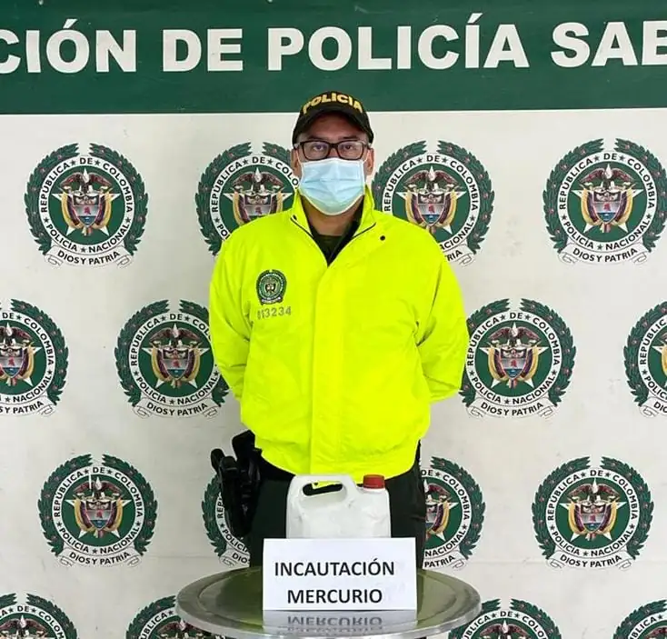 45 kilos de mercurio incautados en Sabaneta en operación contra la minería ilegal