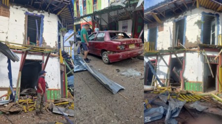 La violencia no cesa: dos motobombas explotaron simultáneamente en Riofrío, Valle del Cauca Atentado-Ríofrío