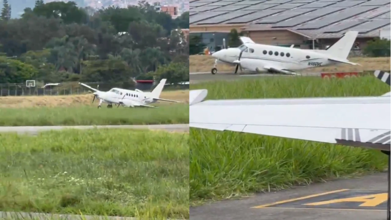 ¡Atención! Aeronave privada presentó un incidente en la pista del aeropuerto Olaya Herrera ¡Atención! Aeronave privada presentó un incidente en la pista del aeropuerto Olaya Herrera