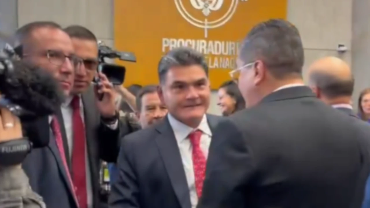 Primeros videos Gregorio Eljach, nuevo Procurador General de la Nación, al asumir su cargo