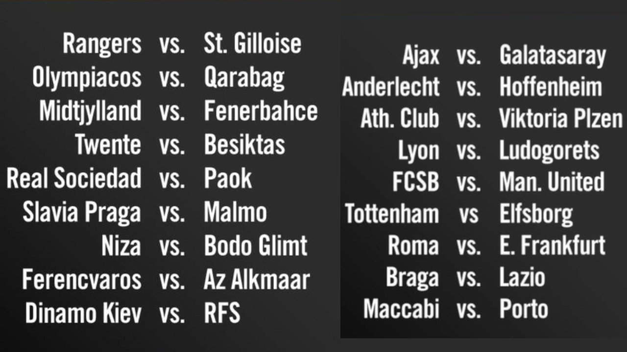 Al igual que en la Champions, la Europa League tendrá 18 partidos en simultáneo para definir la fase de liga