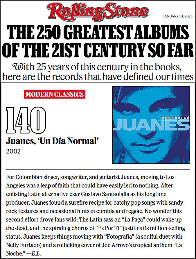 Juanes un día normal