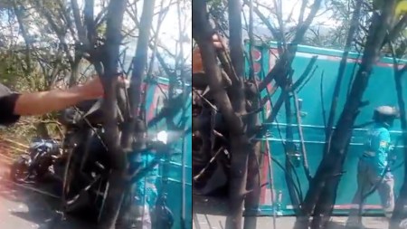 ¡No hay por dónde andar! Accidente con vehículo volcado en la Autopista Sur causa congestión y se acerca la hora pico accidente autopiesta sur