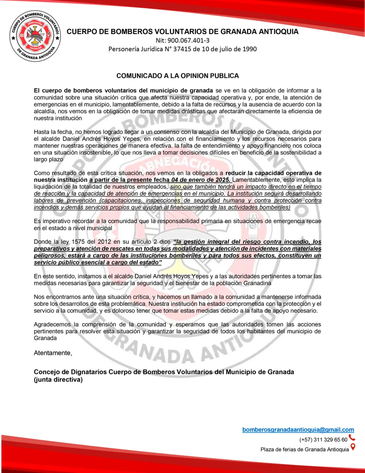 Cuerpo de Bomberos de Granada liquidaría a su personal por crisis económica, ¿quién atenderá las emergencias? 2 bomberos-granada-emergencia-posible-cierre-servicios2