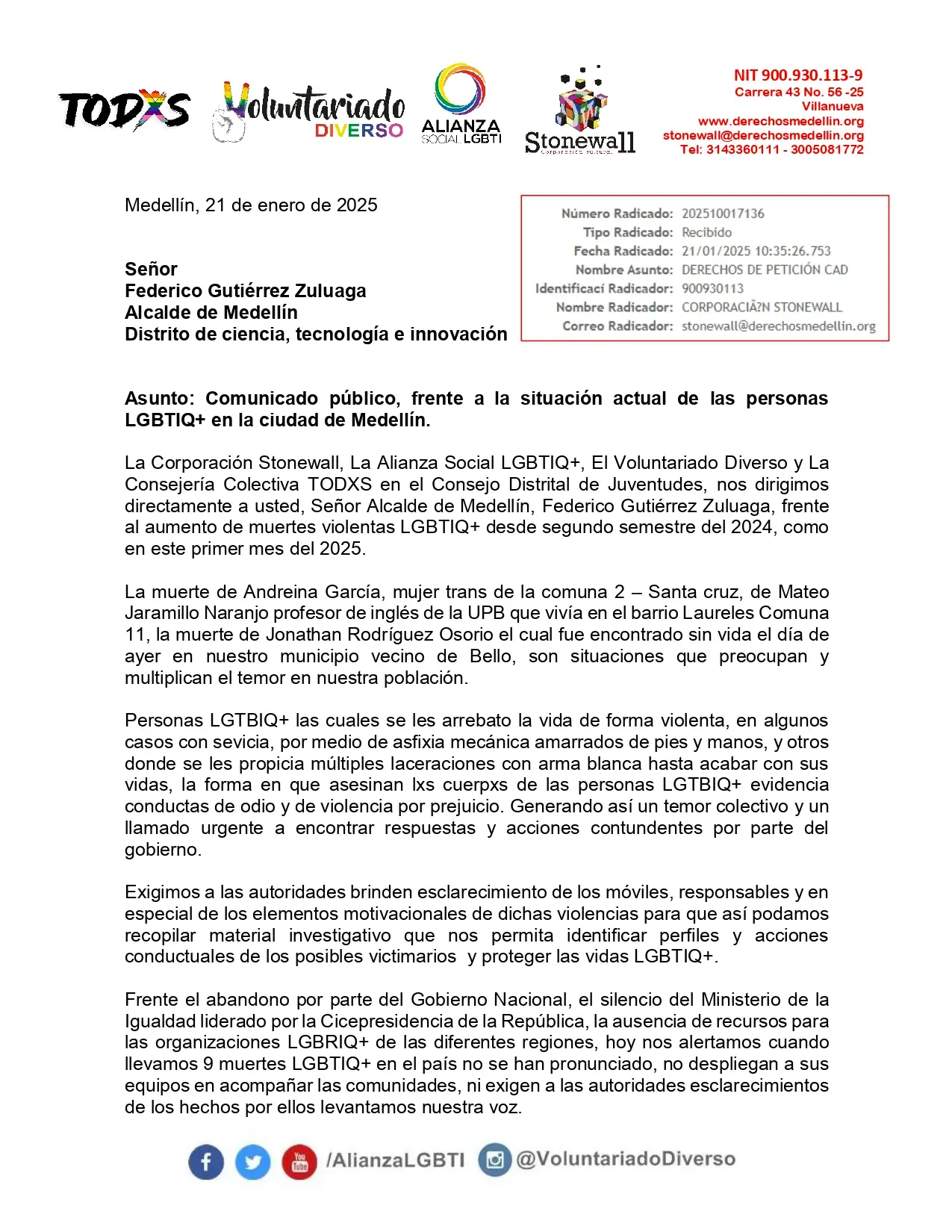 carta-alcalde-federico-gutierrez-comunidad-lgbtiq-medellin1