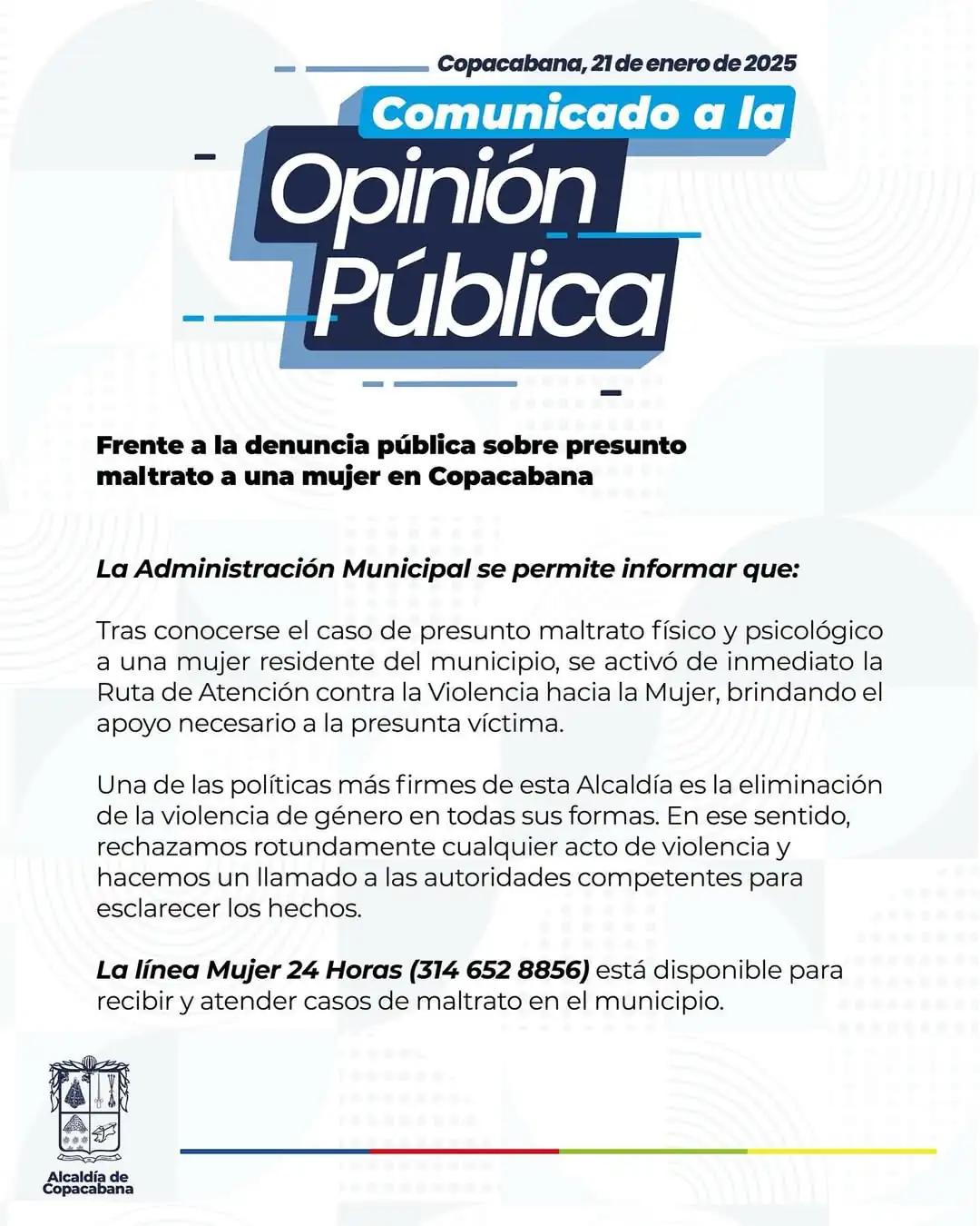 comunicado