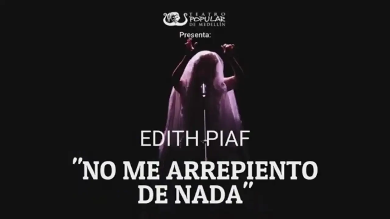 edith Piaf teatro popular de medellin