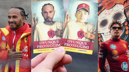 ‘El sagrado corazón de Leclerc y Hamilton’: así está la fe de los fanáticos de Ferrari para la F1