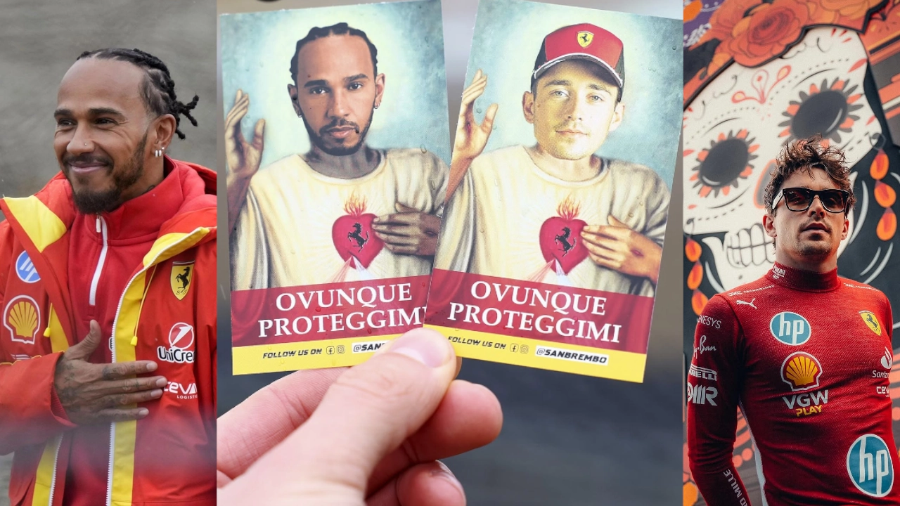 ‘El sagrado corazón de Leclerc y Hamilton’: así está la fe de los fanáticos de Ferrari para la F1
