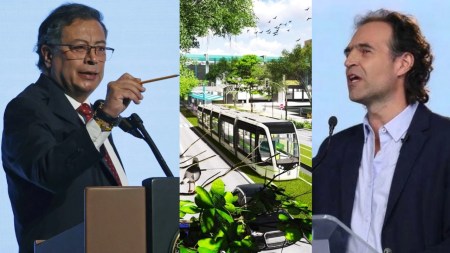 enfrentamiento entre Petro y Fico Gutiérrez por el Metro de la 80