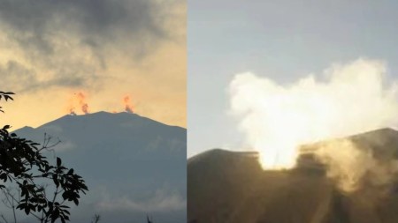 Volcán Puracé genera alarma en el Cauca: reportan temblores, caída de ceniza y un fuerte olor a azufre volcan-purace
