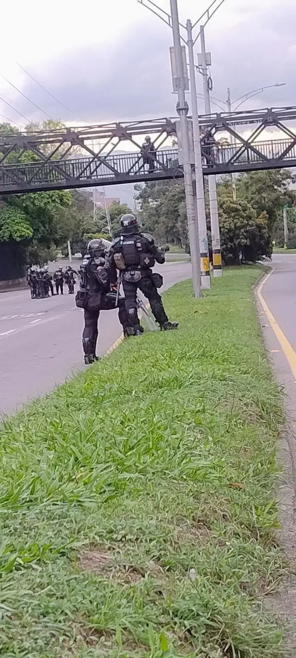 Por protestas, Undemo hizo presencia en la calle 67 barranquilla