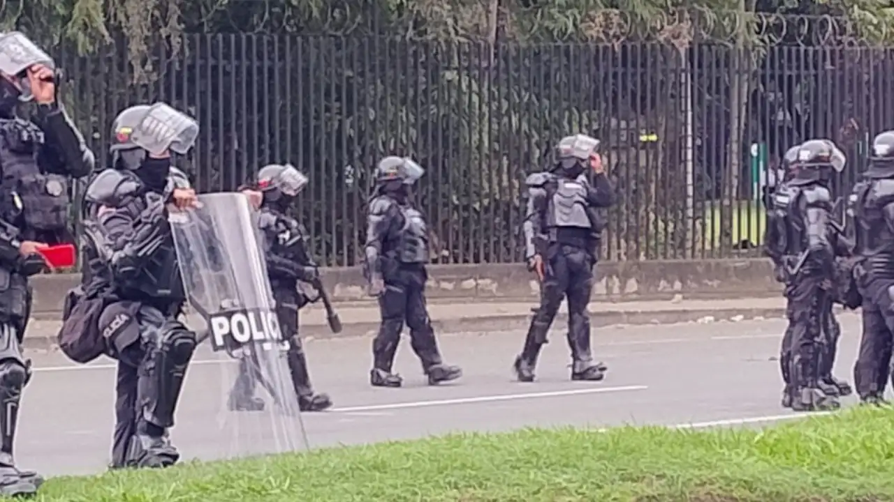 Por protestas, Undemo hizo presencia en la calle 67 barranquilla