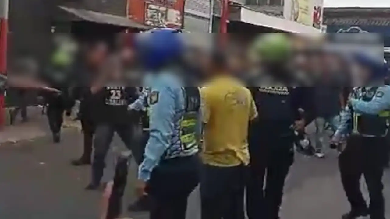 ¡Demasiada intolerancia! Un grupo de ciudadanos y agentes se agredieron cerca de La Bayadera