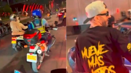 Agente de movilidad fue agredido al intentar detener una caravana hecha por un reguetonero en Medellín