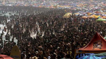 Antesala a los carnavales: Sofocante ola de calor en Rio de Janeiro, Brasil